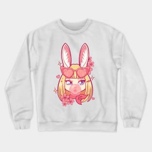 Bunny barbie furry girl Crewneck Sweatshirt